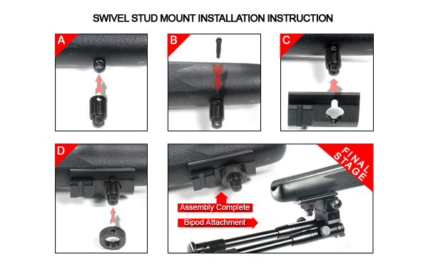 UTG bipod instructie